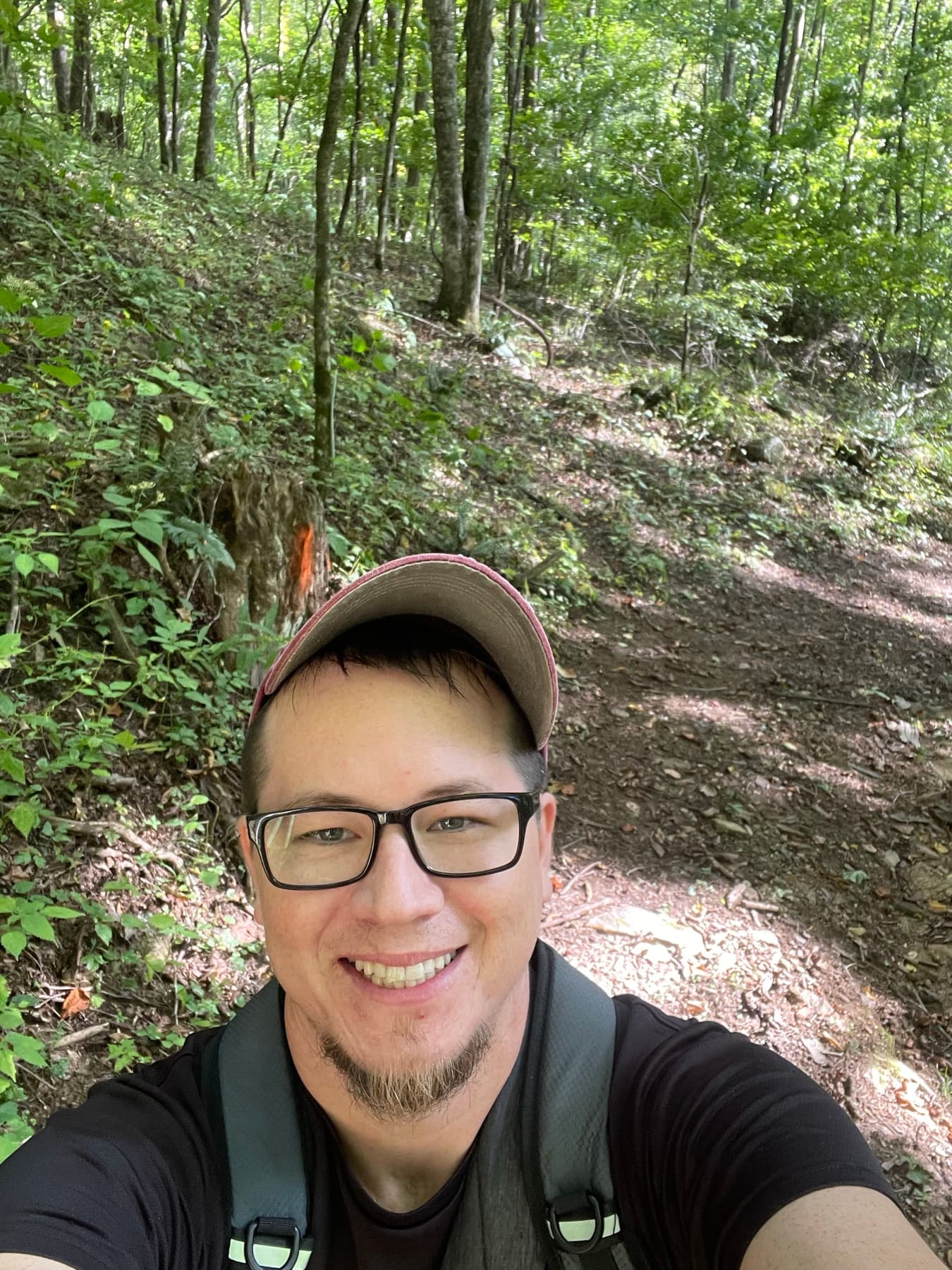 Bjorn on a hiking trail